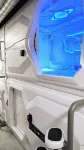 Capsule hostel Floor -1 Self Check in - hostel