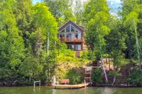 Lakefront home w/ furnished deck, firepit & private dock - dogs OK