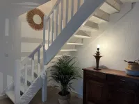 Charm in the heart of the village: house with sunny garden close to the sea