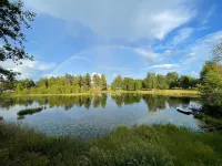 Romantic Cabin Right on the Lake with Fire Place Hotels in Hedemora