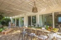 TD Il Vecchio Fienile Outdoor Kitchen with Pool View