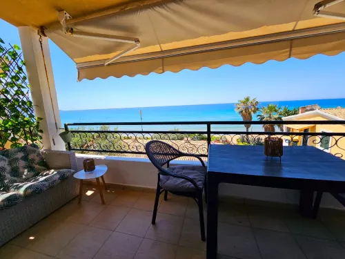 Corfu Glyfada Menigos Resort 23 - Bergblick