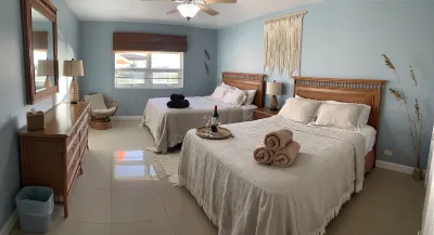 Ground floor condo with private beach.   Pet friendly