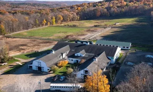 The George is an elegant restored home in the Hudson Valley