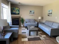 Entire Home in Edmonton South close to Airport with fenced private yard & deck