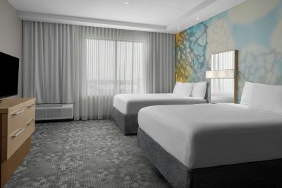 スイート(1ベッドルーム)(2ルーム)(クイーンベッド2台)(ソファベッド付) コートヤード・ヒューストン・ケイティ・ミルズの写真