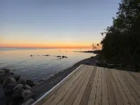 The raw beauty of Georgian Bay waterfront home