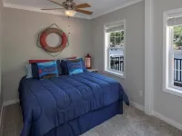 Single level home in a gentle, quiet , deep water cove  at Lake of the Ozarks .