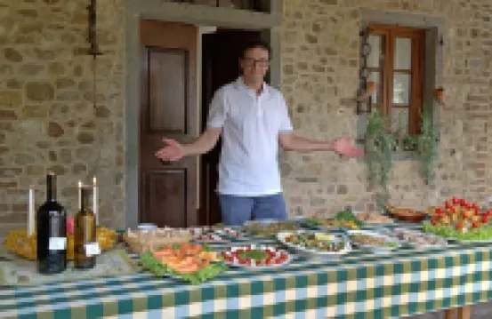 13th Century Medieval Villa on the top Chianti hills near Florence - 26 guests.