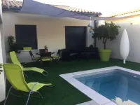 House with garden, walking trails Between land and sea 20 minutes, Hotels in Cournonterral