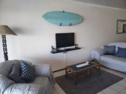 Breaker views on Manaba's main beach.