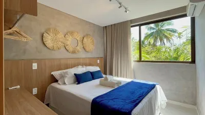 Cozy 1-bedroom condo with AC, WiFi in amazing São Miguel dos Milagres Các khách sạn ở 