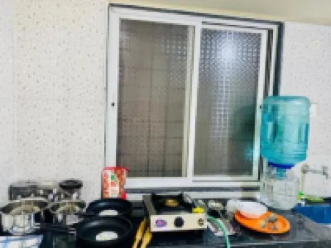 1 BHK Flat with Free Wi Fi Kitchen