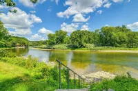 Riverfront Hallstead Cabin: Fire Pit + Fall Views! - 3-Star