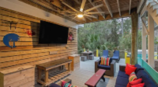 Folly Beach Getaway Near Sand Covered Lounge, BBQ & Outdoor TV Tidecrest by Avantstay