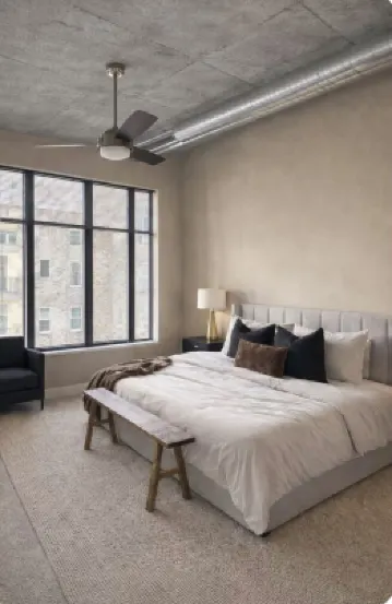 Loft-Style King Suite • City Views + Huge Windows