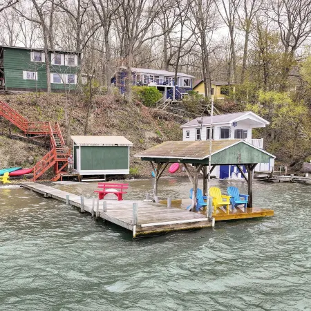 Sunset Side of Seneca Lake! Family Home w/ Dock