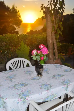 Villa Takis on Pelekas Beach. Apartment B with Sea View.