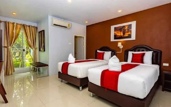 ห้องเตียงคู่ ห้องพักเตียงคู่พร้อมบริการรับส่งสนามบินไป-กลับ