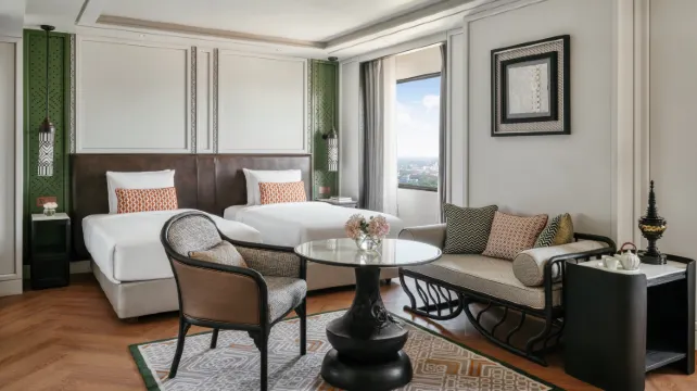 ห้องคลาสสิกพร้อมเตียงเดี่ยว 2 เตียง