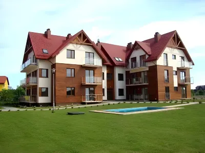 Apartamenty Sun & Snow Lisi Jar - Sezonowy Basen, Blisko plaży, Sauna فنادق في Jastrzebia Gora