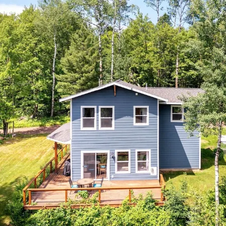 Modern Cabin on a River Bluff