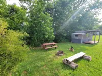 Vintage Camper Cabin on Beautiful Farm Near Ark & Bourbon Trail Hotels in Owen County