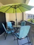 St. Augustine Beach condo, no roads to cross, just direct access to sun & surf.