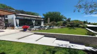 Beautiful modern villa with swimming pool and jacuzzi in absolute calme