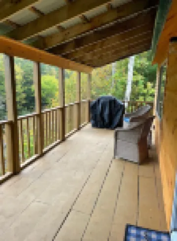 Snowmobilers private cabin, on the trails