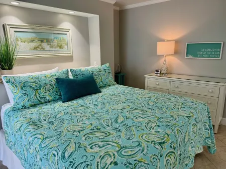 Closest Villamare Condo to the Beach! With Extra Large Living Area