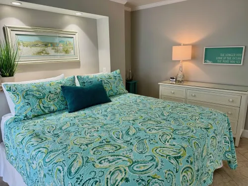 Closest Villamare Condo to the Beach! With Extra Large Living Area