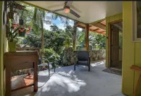 Jungle view bedroom with private entrance,outdoor private Bali style bathroom