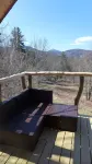 Cozy warm treehouse with Amazing views!  Winter Paradise! Hike from cabin
