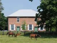 Renovated Train Station on Thoroughbred Horse Farm
