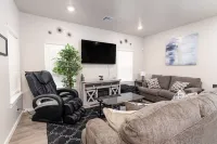 Edmond Oasis: Luxury Retreat w/ Massage Chair and Mortal Combat Arcade
