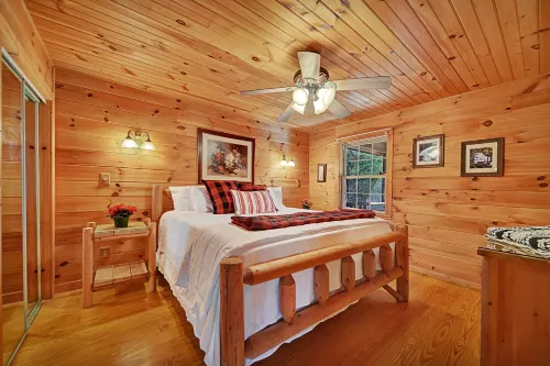 Cozy mountainside cabin, seasonal views of Mt. Leconte & minutes from Dollywood.