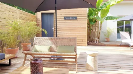 Au Bois JoliVilla ombragéPiscine privée, sécurisée4 chambresPrès de Bergerac