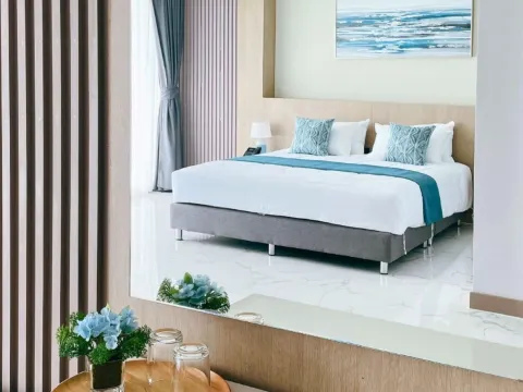 ห้องพรีเมียร์เตียงใหญ่หรือเตียงแฝด