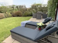 Charming Bungalow with countryside views, close to the South West Coast Path.