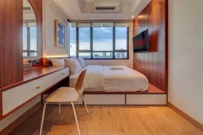 2BR Bauhaus 707 W/Pool & Free Parking Hotell i Panunggangan