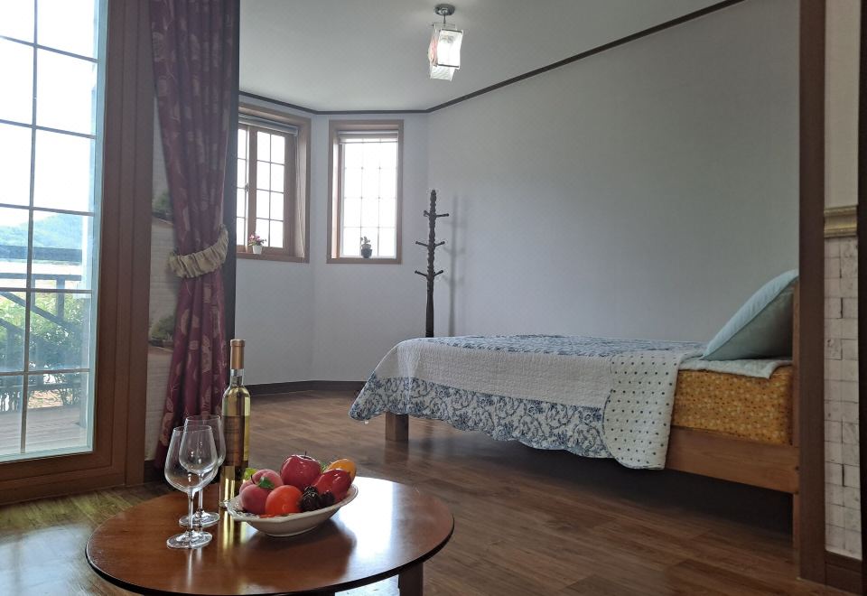 벨자리 펜션의 자연 친화적인 외관