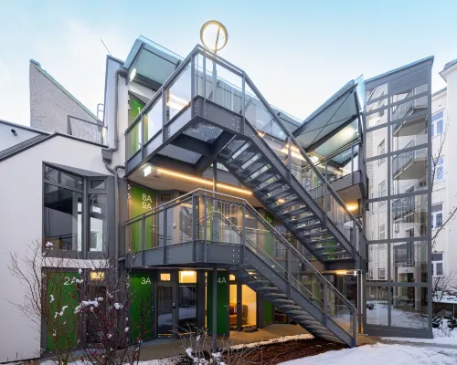 スマート アパート リビング – ウィーン ハウプトバーンホフ - セルフ チェックイン ウィーンのホテル