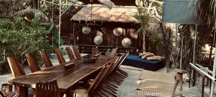 Libelula  Beachfront Hotel 蜻蜓圖蘭海濱飯店 圖盧姆住宿飯店