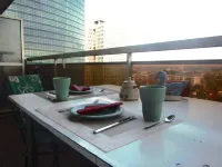 New: Beautiful studio center of Brussels with large terrace overlooking the city