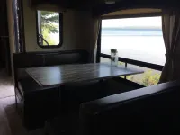 New travel trailer 5 steps from waters edge on Lake Superior!