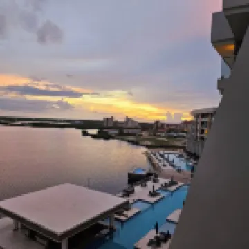 A view of paradise right outside the door!