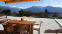 Sunny 2 bedroom apartment with large terrace, stunning views & indoor pool