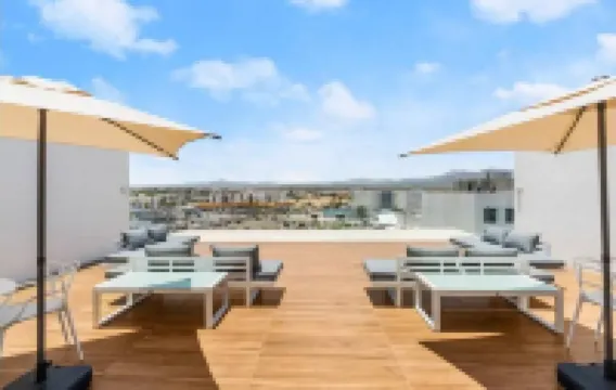 Modern 2-bedroom apartment in amazing Cabo San Lucas w/ hot tub, pool and Gym