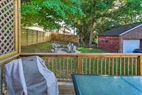 Modern, Sun-Lit Retreat w/ Fire Pit & Yard! - parking